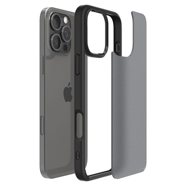 Spigen Ultra Hybrid Case for iPhone 16 Pro Max - Black 6