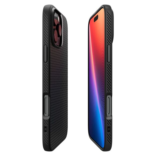 Spigen Liquid Air Case for iPhone 16 Pro Max - Black 11