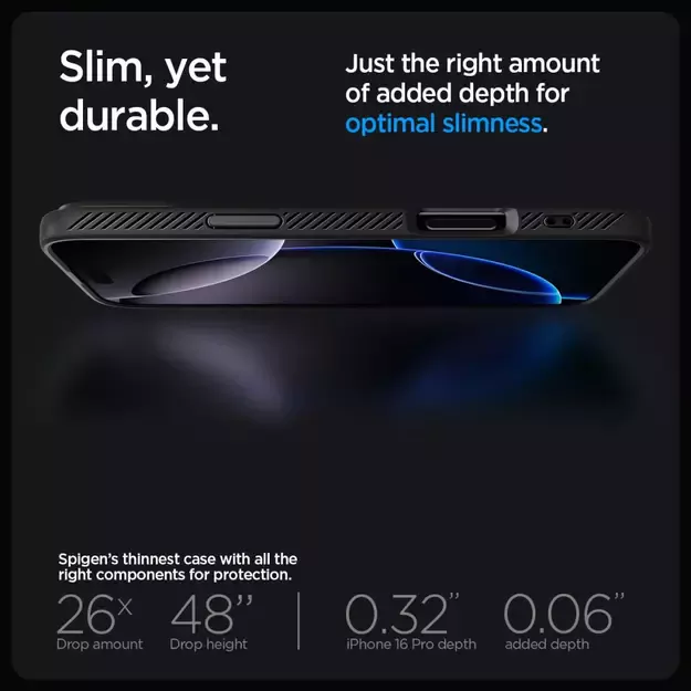 Spigen Liquid Air Case for iPhone 16 Pro Max - Black 11
