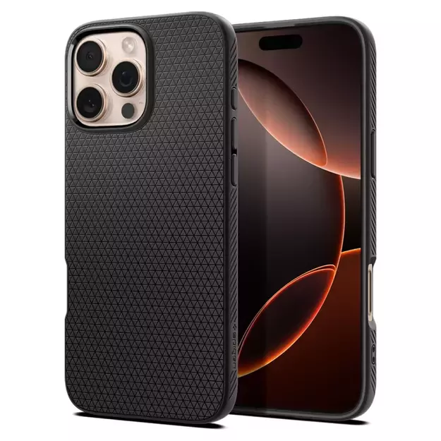 Spigen Liquid Air Case for iPhone 16 Pro Max - Black