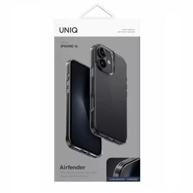 Uniq Air Fender iPhone 16 Case - Gray 6