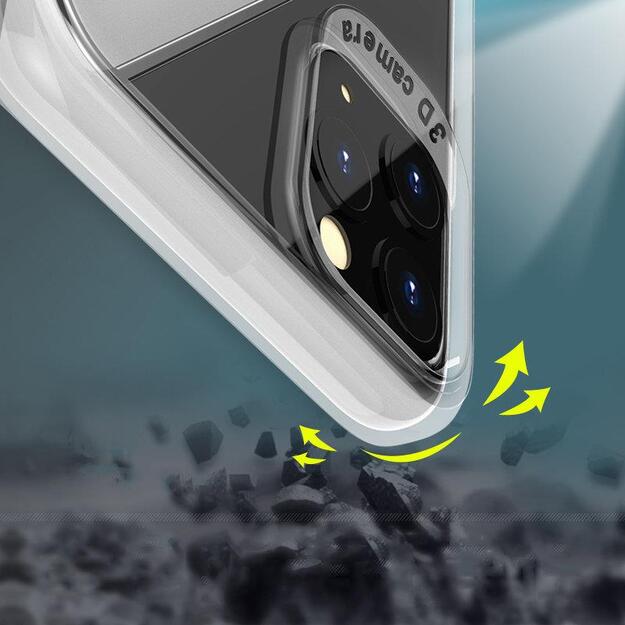 S-Case Flexible Cover TPU Case for Huawei P40 Lite E transparent 4