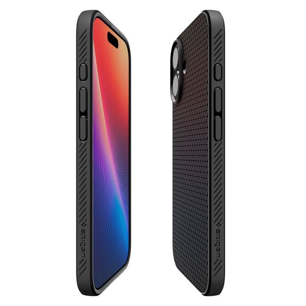 Spigen Liquid Air Case for iPhone 17 - Matte Black 2