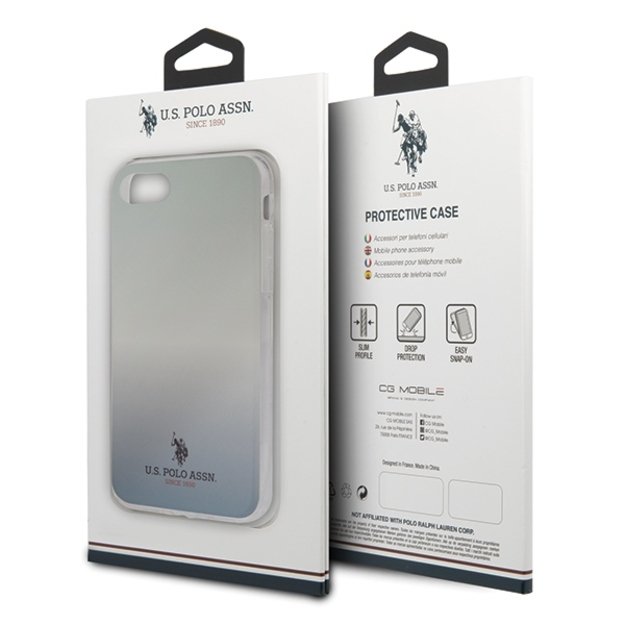US Polo USHCI8TRDGLB iPhone 7/8/SE 2020 / SE 2022 niebieski/blue Gradient Pattern Collection 6