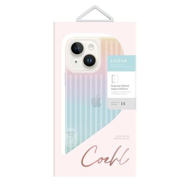 Uniq Coehl Linear case for iPhone 14 - iridescent 5
