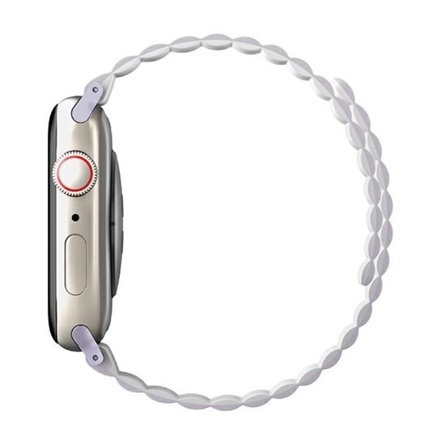 Uniq Revix strap for Apple Watch 1/2/3/4/5/6/7/8/SE/SE2/Ultra 42/44/45/49mm - lilac-white 3