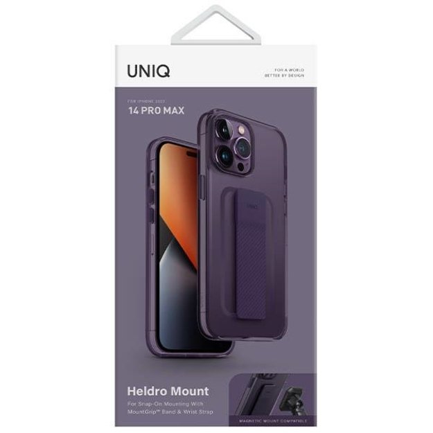 Uniq Heldro Mount case for iPhone 14 Pro Max - purple 2