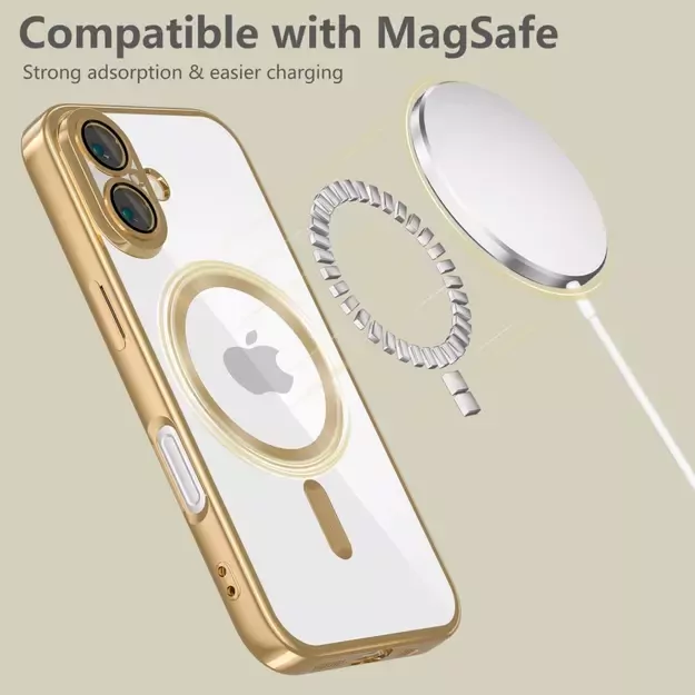 Tech-Protect MagFlex MagSafe iPhone 16 Case - Gold 8