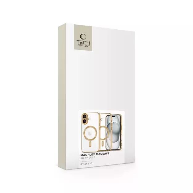 Tech-Protect MagFlex MagSafe iPhone 16 Case - Gold 6