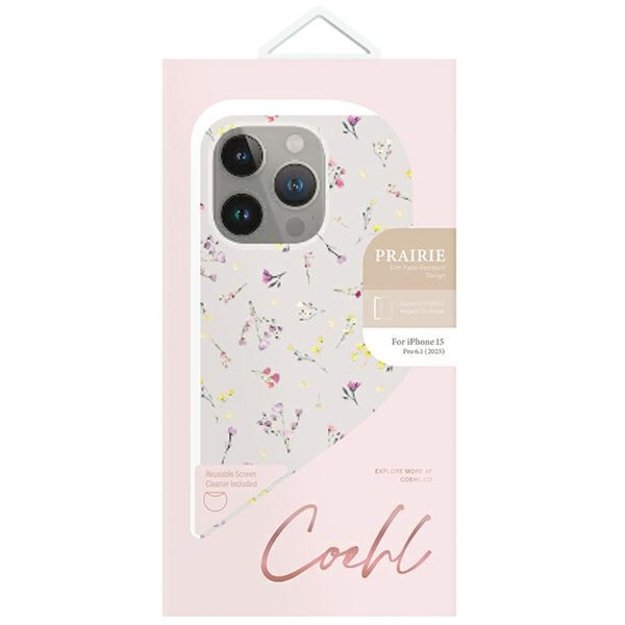 Uniq Coehl Prairie case for iPhone 15 Pro - beige 3