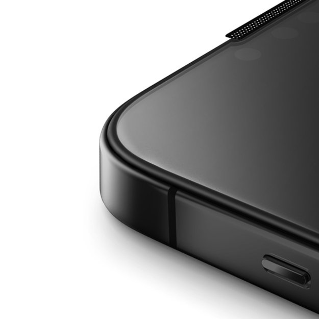 Uniq Optix Privacy tempered glass for iPhone 15 Pro Max with applicator 2