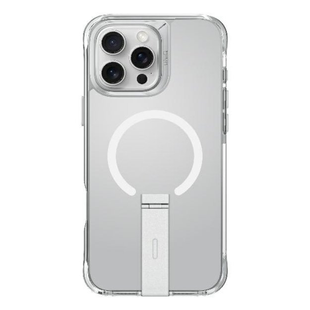Uniq Eleva with Vertica Stand Case for iPhone 16 Pro Max - Transparent 1