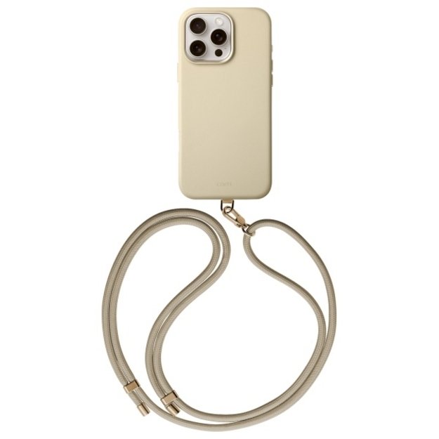 Uniq Coehl Muse Magnetic Charging Case for iPhone 16 Pro - Beige 1