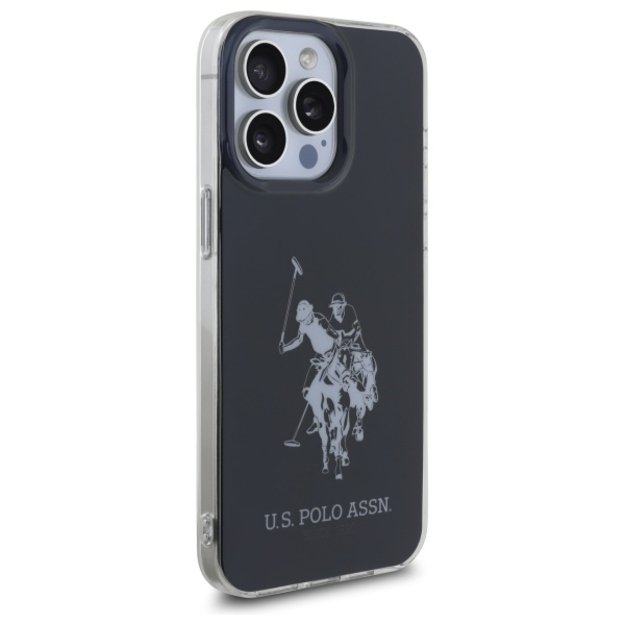 US Polo USHCP15XTPUHRBK iPhone 15 Pro Max 6.7&quot  black/black Shiny Big Logo 3