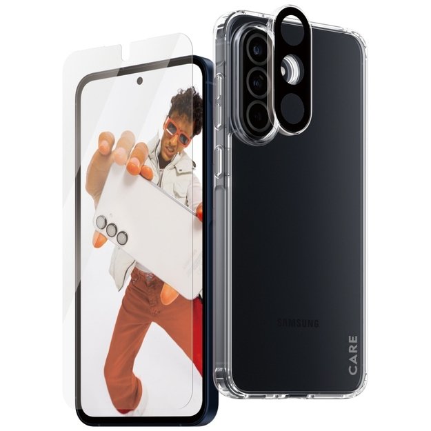 CARE by PanzerGlass Flagship 3in1 Case+Glass+Lens for Samsung Galaxy A56 5G - transparent 1
