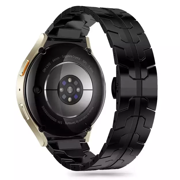 Tech-Protect Stainless Line Strap for Samsung Galaxy Watch 4 / 5 / 5 PRO / 6 / 7 / FE - Black 5