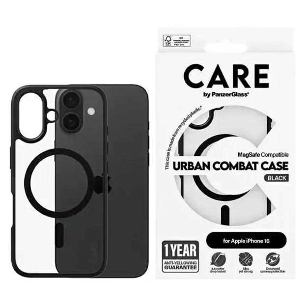 CARE by PanzerGlass Flagship Urban Case iPhone 16 6.1&quot  MagSafe 1357