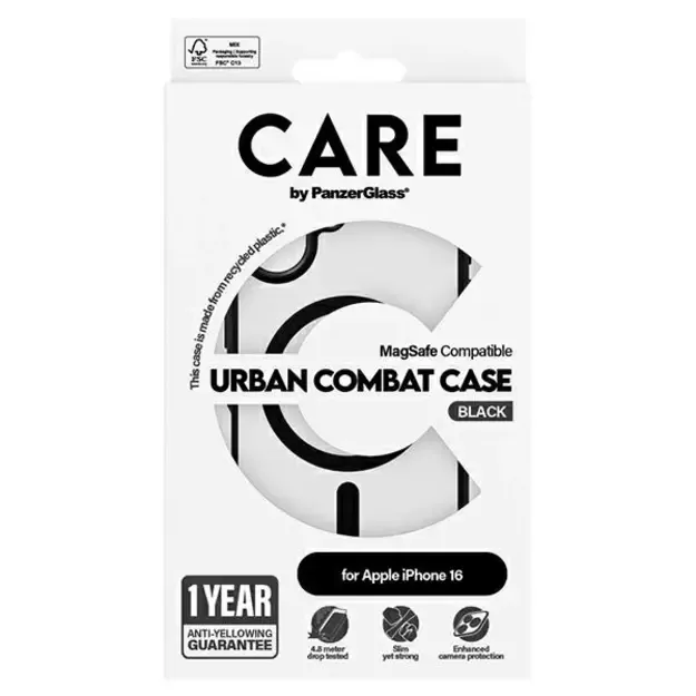 CARE by PanzerGlass Flagship Urban Case iPhone 16 6.1&quot  MagSafe 1357 6