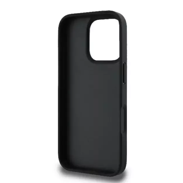 Karl Lagerfeld Monogram Karl &amp  Choupette Head Pin iPhone 16 Pro Case - Black 6