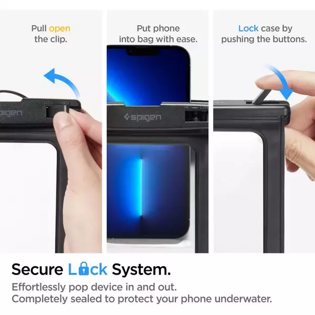 Spigen Aqua Shield A601 case waterproof IPX8 - black 13