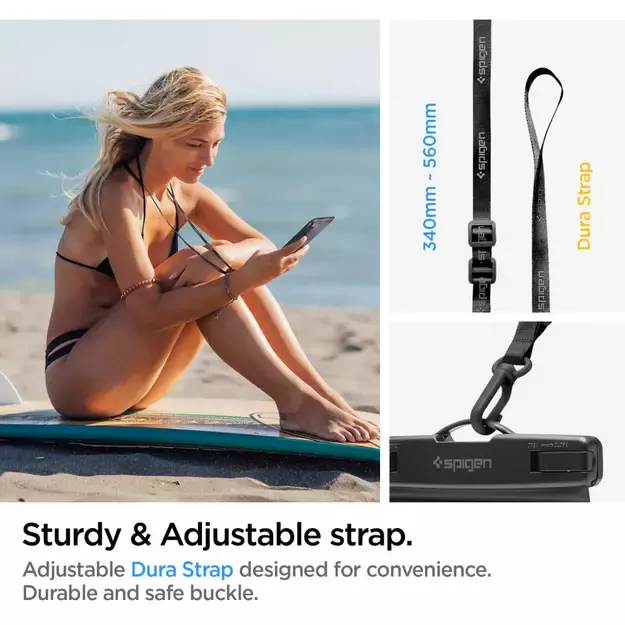 Spigen Aqua Shield A601 case waterproof IPX8 - black 11