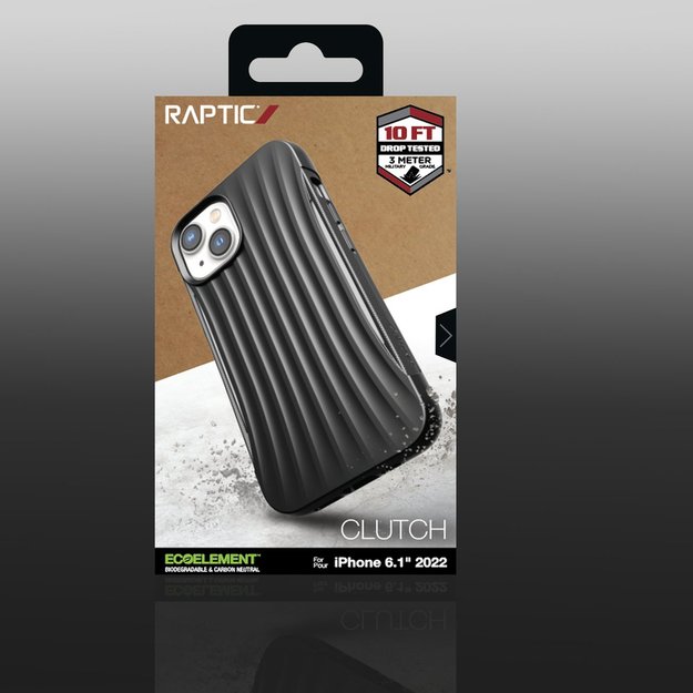 Raptic X-Doria Clutch Case iPhone 14 back cover black 4