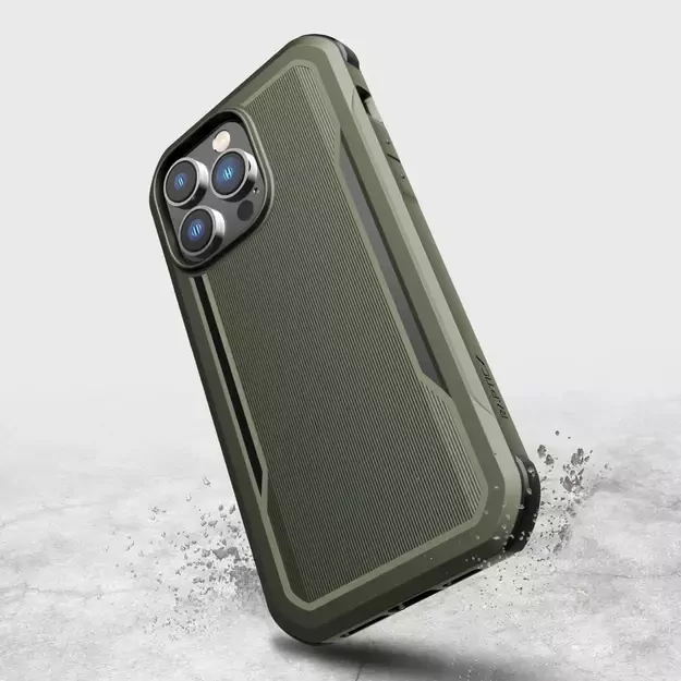 Raptic X-Doria Fort Case iPhone 14 Pro Max with MagSafe armored cover green 6