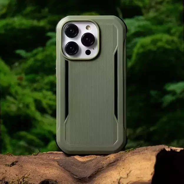 Raptic X-Doria Fort Case iPhone 14 Pro Max with MagSafe armored cover green 10