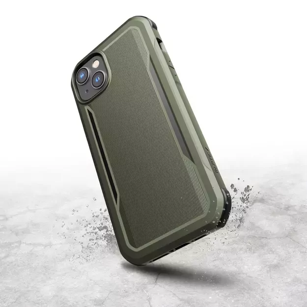 Raptic X-Doria Fort Case iPhone 14 Pro Max with MagSafe armored cover green 2