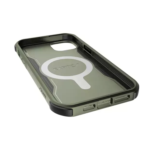 Raptic X-Doria Fort Case iPhone 14 Pro Max with MagSafe armored cover green 5