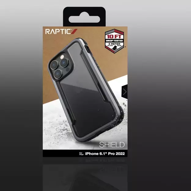 Raptic X-Doria Shield Case iPhone 14 Pro armored cover black 25