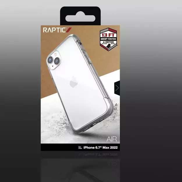 Raptic X-Doria Air Case for iPhone 14 Plus armored cover silver 2