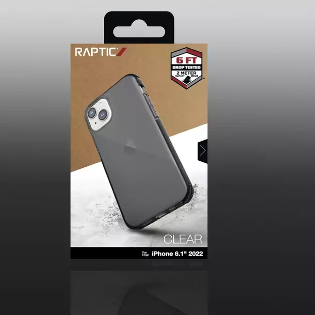 Raptic X-Doria Clear Case iPhone 14 armored cover gray 2