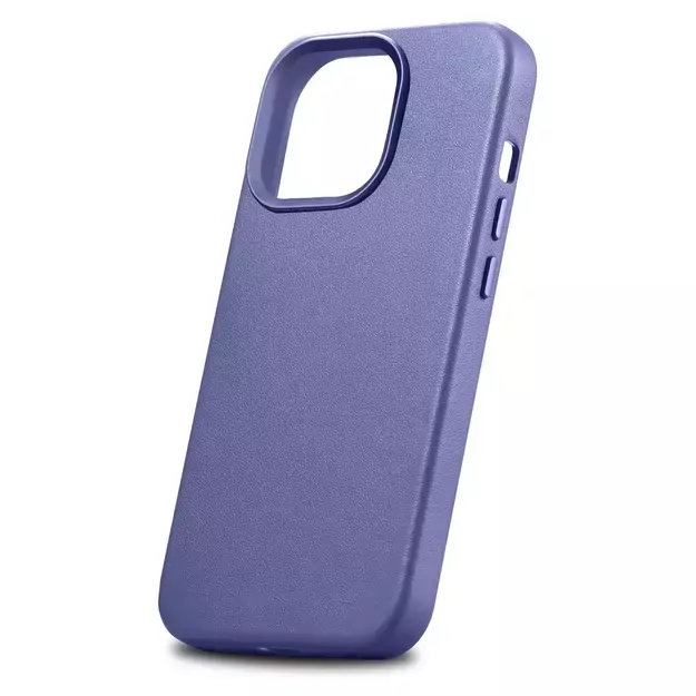 iCarer Case Leather Cover Genuine Leather Case for iPhone 14 Pro Max Light Purple (WMI14220708-LP) (MagSafe Compatible) 10