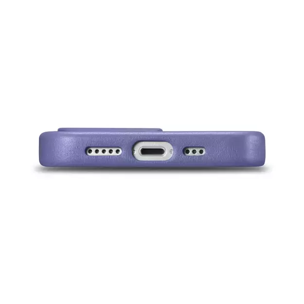 iCarer Case Leather Cover Genuine Leather Case for iPhone 14 Pro Max Light Purple (WMI14220708-LP) (MagSafe Compatible) 2