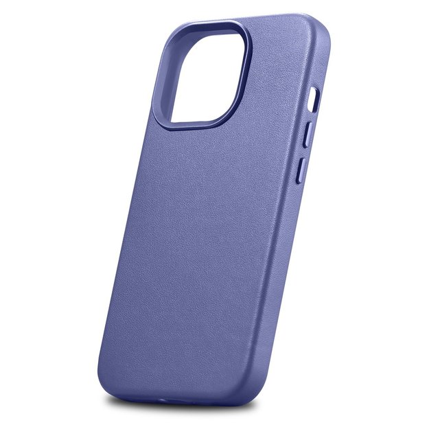 iCarer Case Leather Cover Genuine Leather Case for iPhone 14 Pro Max Light Purple (WMI14220708-LP) (MagSafe Compatible) 26