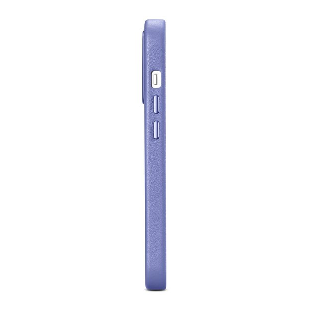 iCarer Case Leather Cover Genuine Leather Case for iPhone 14 Pro Max Light Purple (WMI14220708-LP) (MagSafe Compatible) 25