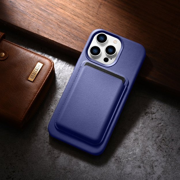 iCarer Case Leather Cover Genuine Leather Case for iPhone 14 Pro Max Light Purple (WMI14220708-LP) (MagSafe Compatible) 37