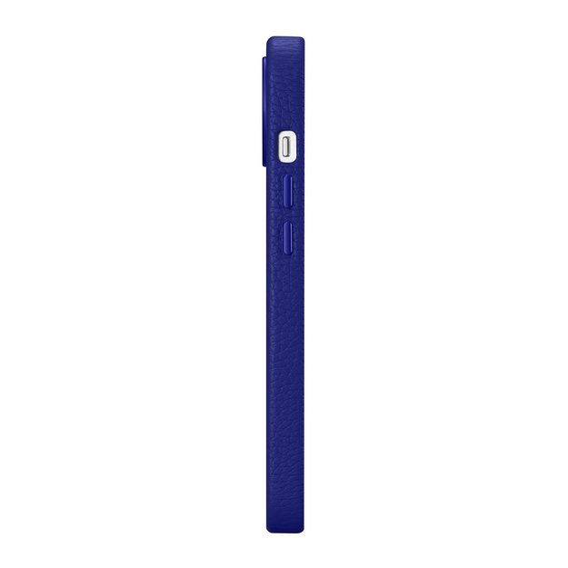 iCarer Litchi Premium Leather Case iPhone 14 Plus Magnetic Leather Case with MagSafe Dark Blue (WMI14220711-DB) 22