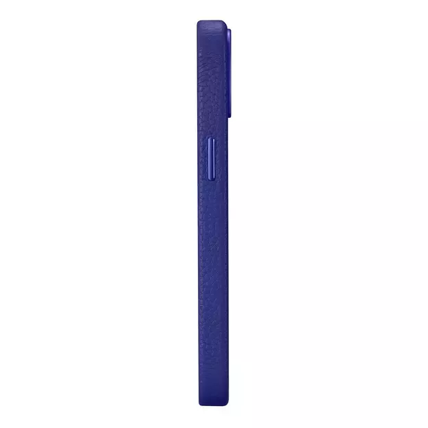 iCarer Litchi Premium Leather Case iPhone 14 Plus Magnetic Leather Case with MagSafe Dark Blue (WMI14220711-DB) 6