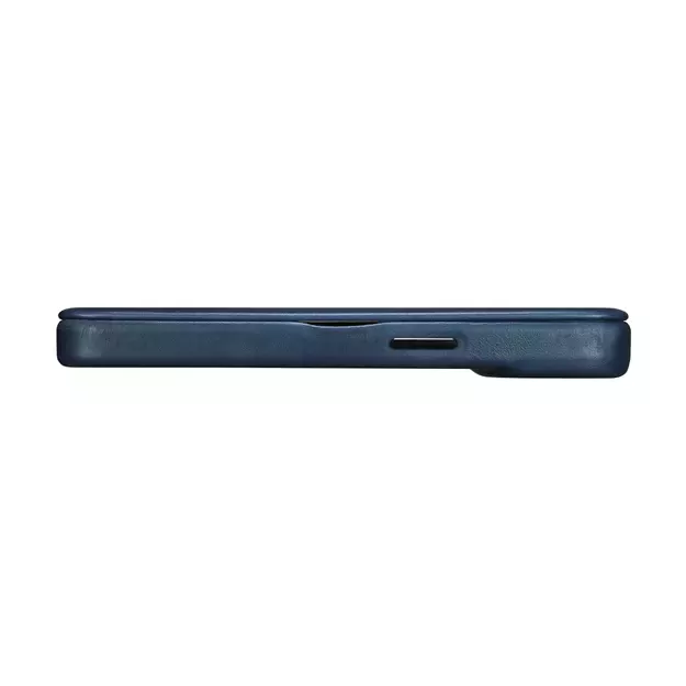 iCarer CE Oil Wax Premium Leather Folio Case iPhone 14 Plus magnetic flip case MagSafe blue (AKI14220707-BU) 11