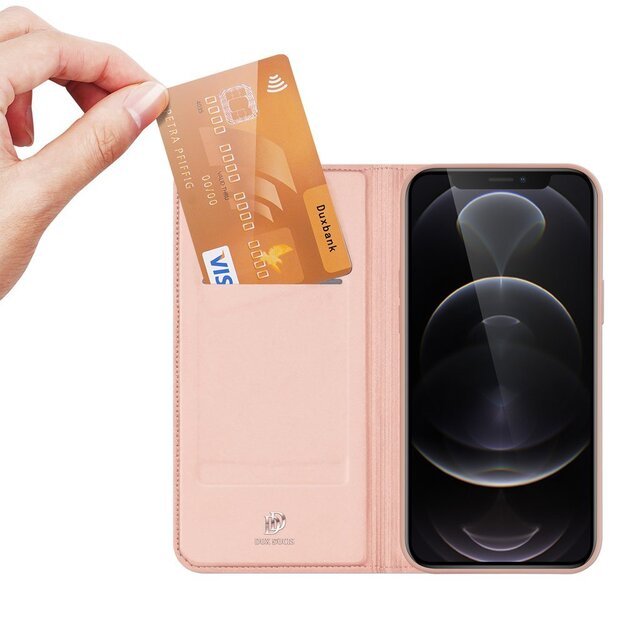 Dux Ducis Skin Pro Bookcase type case for iPhone 13 Pro pink 25