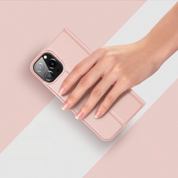 Dux Ducis Skin Pro Bookcase type case for iPhone 13 Pro pink 35