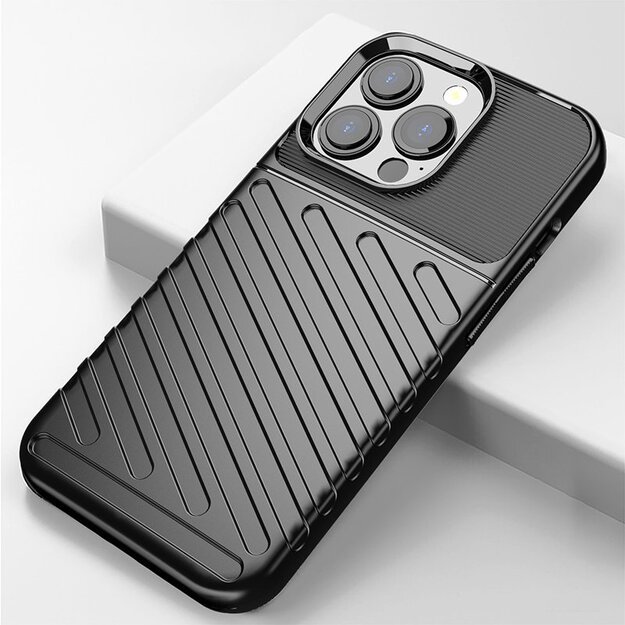 Thunder Case Flexible Tough Rugged Cover TPU Case for iPhone 13 Pro green 28
