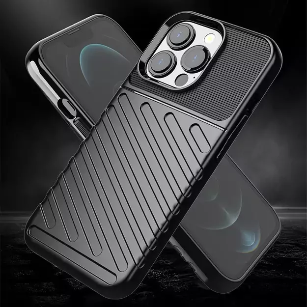 Thunder Case Flexible Tough Rugged Cover TPU Case for iPhone 13 Pro green 3