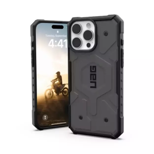 UAG Pathfinder Magsafe case for iPhone 16 Pro Max - silver 2