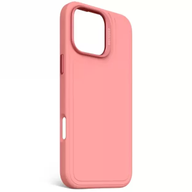 Decoded AntiMicrobial Silicone Stacks Backcover with MagSafe for iPhone 16 Pro Max - Pink 1