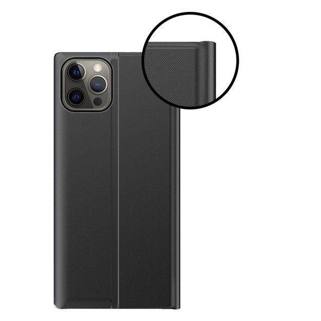 Sleep Case Bookcase Type Case with Smart Window for iPhone 13 Pro Max black 9