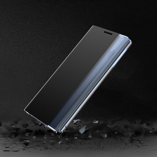 Sleep Case Bookcase Type Case with Smart Window for iPhone 13 mini black 14
