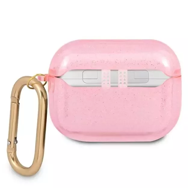 Guess GUAPUCG4GP AirPods Pro cover pink/pink Glitter Collection 1